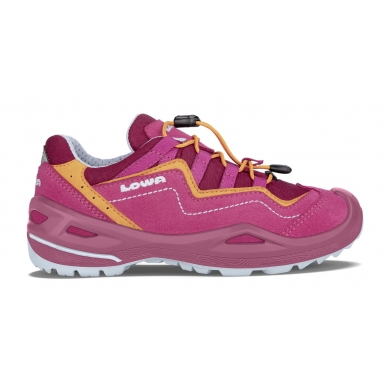 Lowa Multifunction Shoes Robin EVO GTX Low (waterproof, suede leather) fuchsia pink/mango Kids